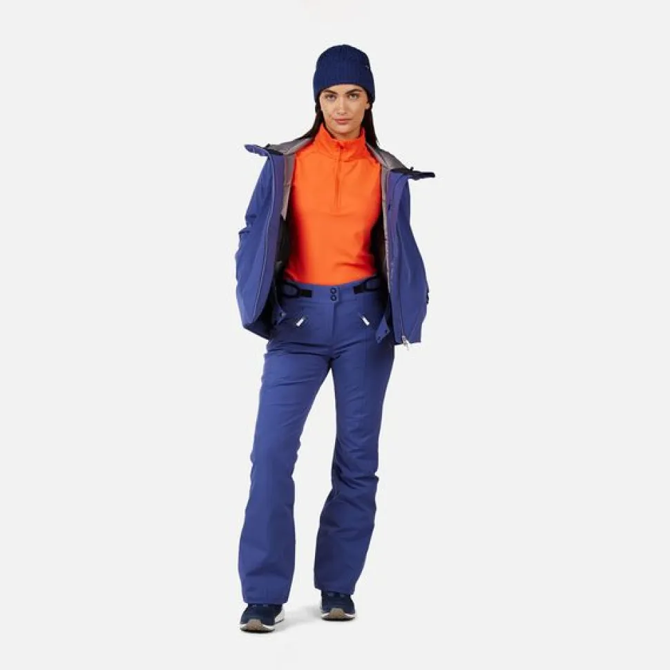 Polaire Femme Mid Layer Stretch Orange Flame
