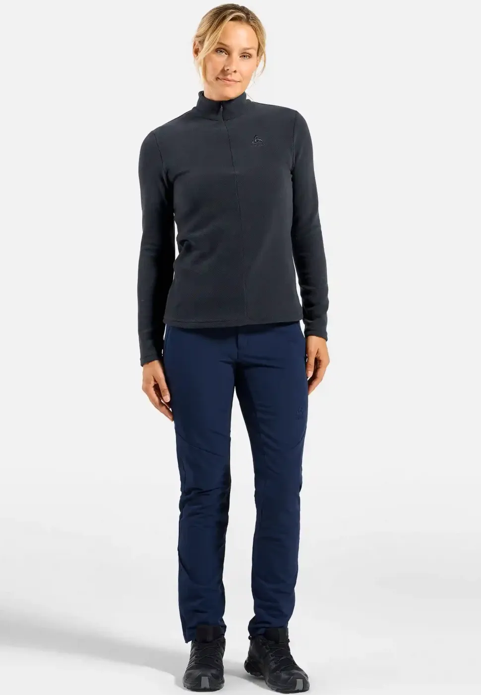 Polaire Femme Roy Mid Layer Black Sapphire - Polaire | Odlo