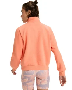 Polaire Femme Waves Of Warmth Half Zip Coral Chic