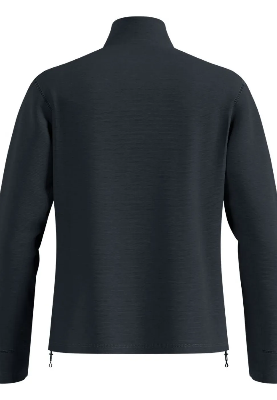 Polaire Grid Fleece 1/2 Zip Black Melange