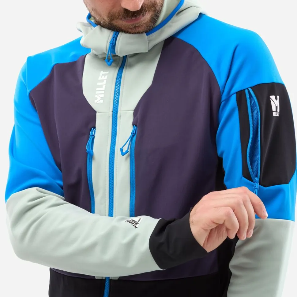 Polaire Pierra Ment Hoodie Purple Velvet Seaweed - Veste | Millet
