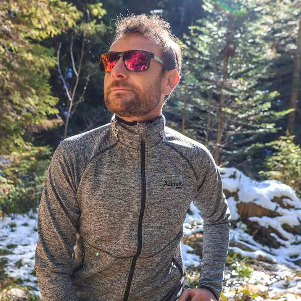 Polaire Randonnee Fleece Veste Micro Grise - Veste | Azimut Outdoor