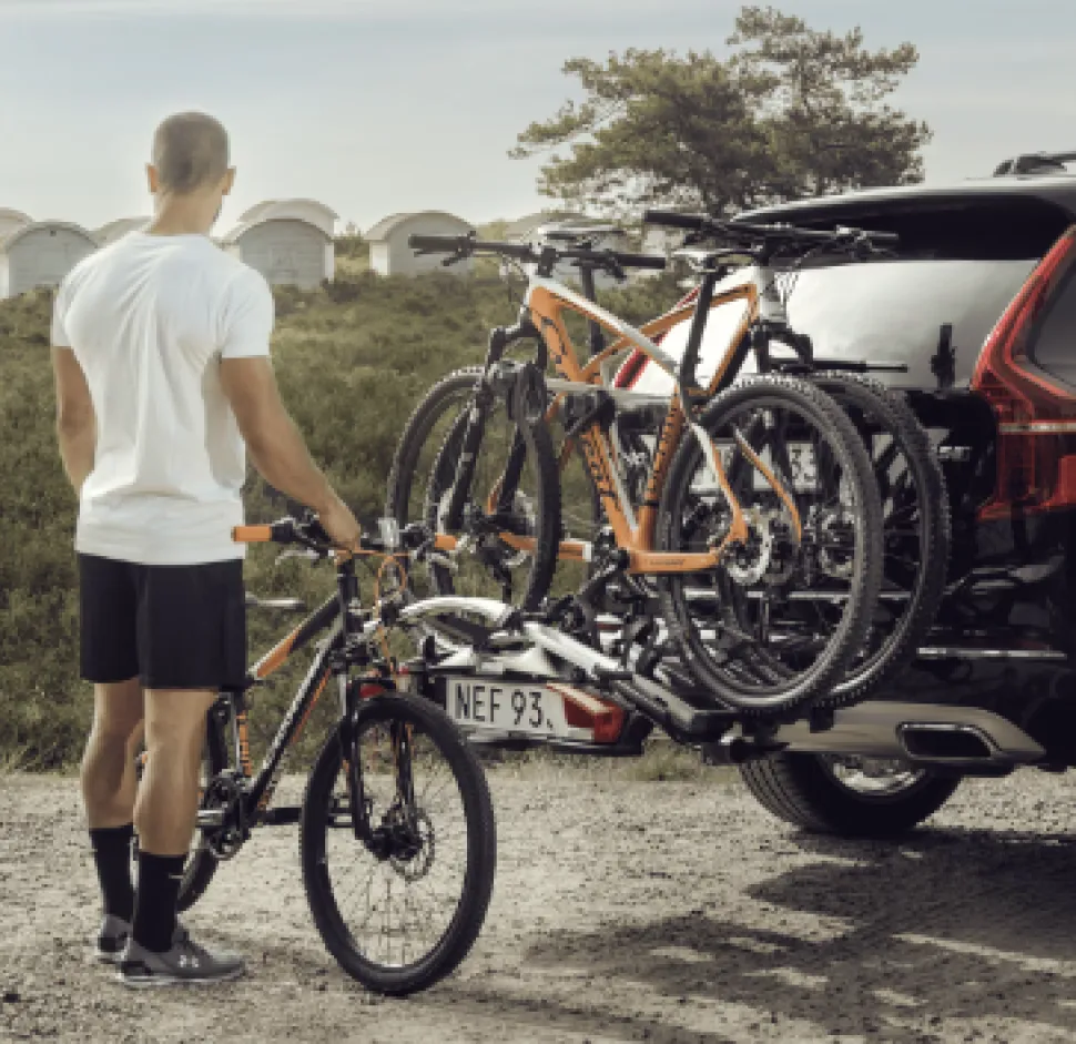 Porte Vélo Attache Remorque Vélocompact 3 Velos 13 Pin | Thule