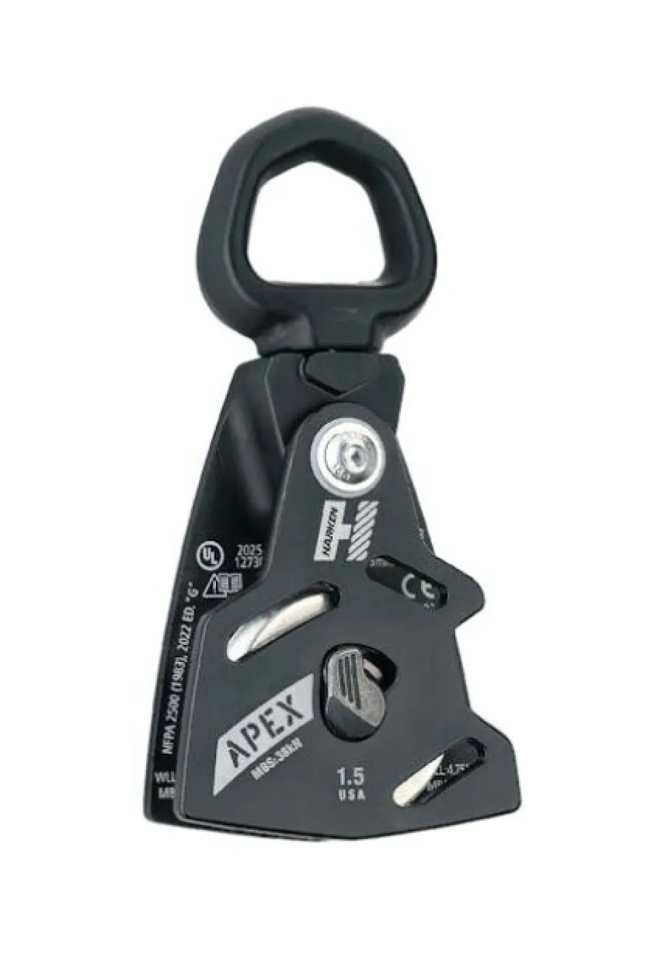 Poulie Apex Swivel 1.5 Noire - Travaux En Hauteur | Harken