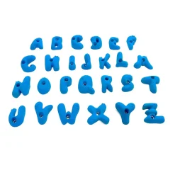 Prises Alphabet Bleu Clair - Prises Et Poutres | Osmose