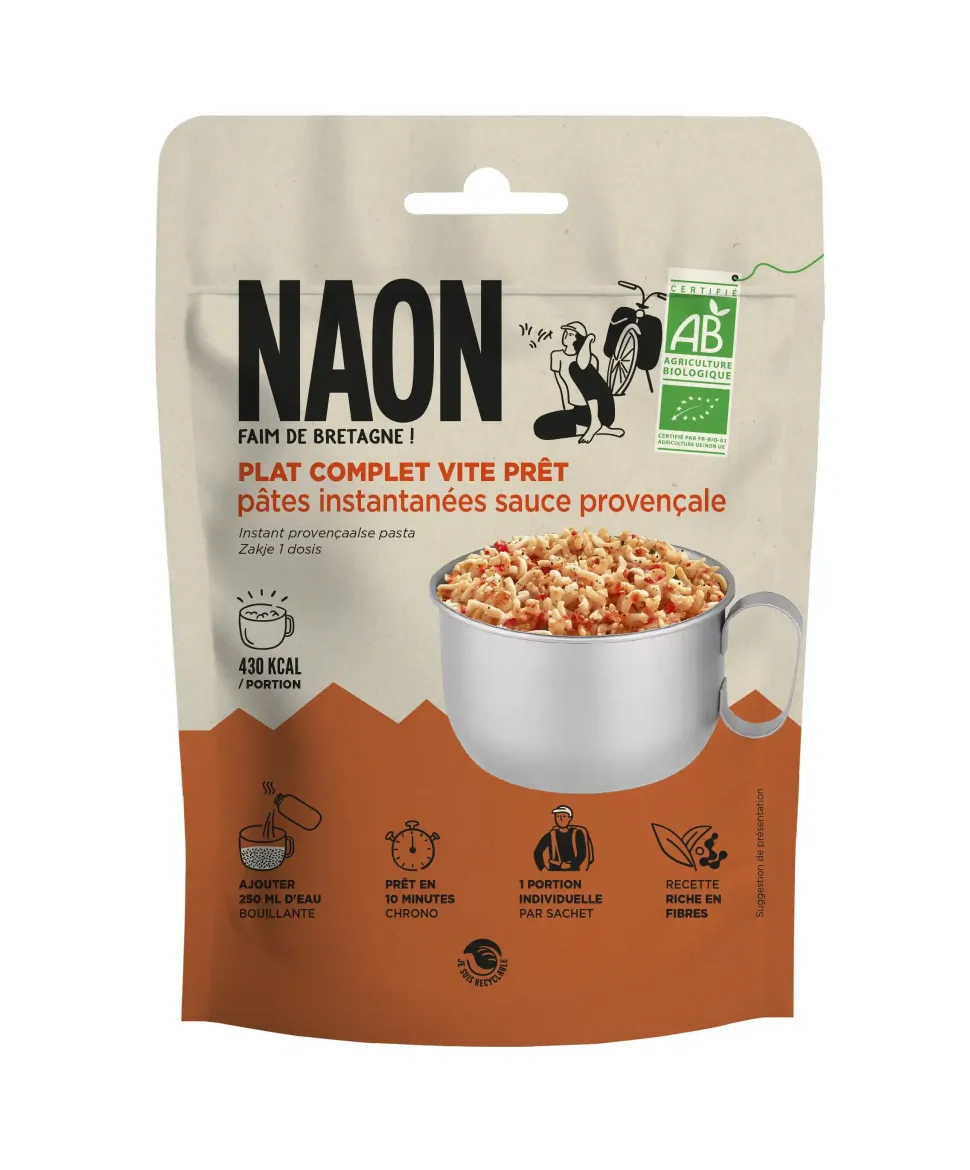 Pâtes Instantanées Sauce Provençale - Repas Lyophilise | Naon