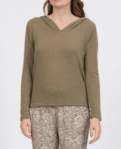 Pull Femme Delboz Kaki - Pull | Sun Valley