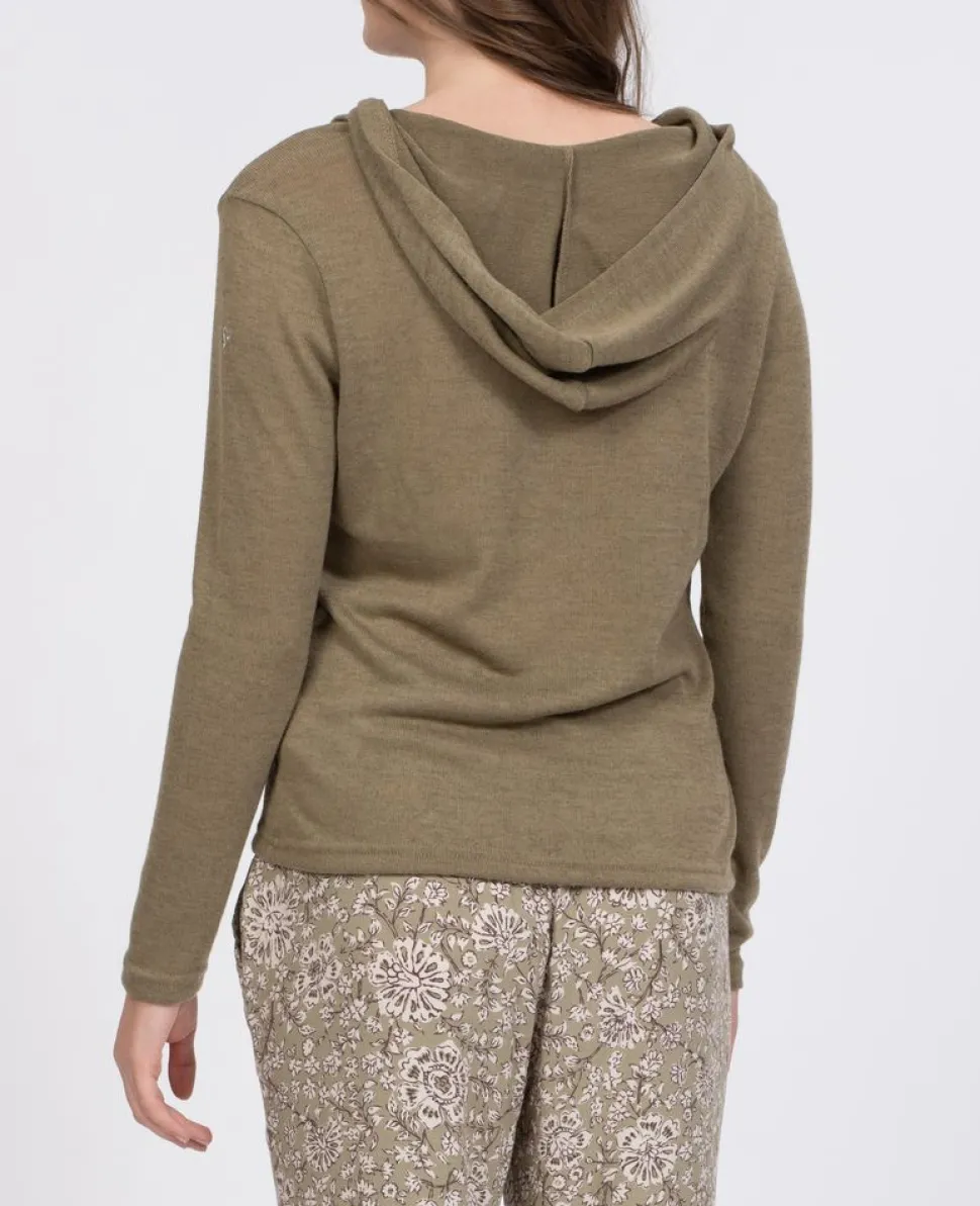 Pull Femme Delboz Kaki - Pull | Sun Valley