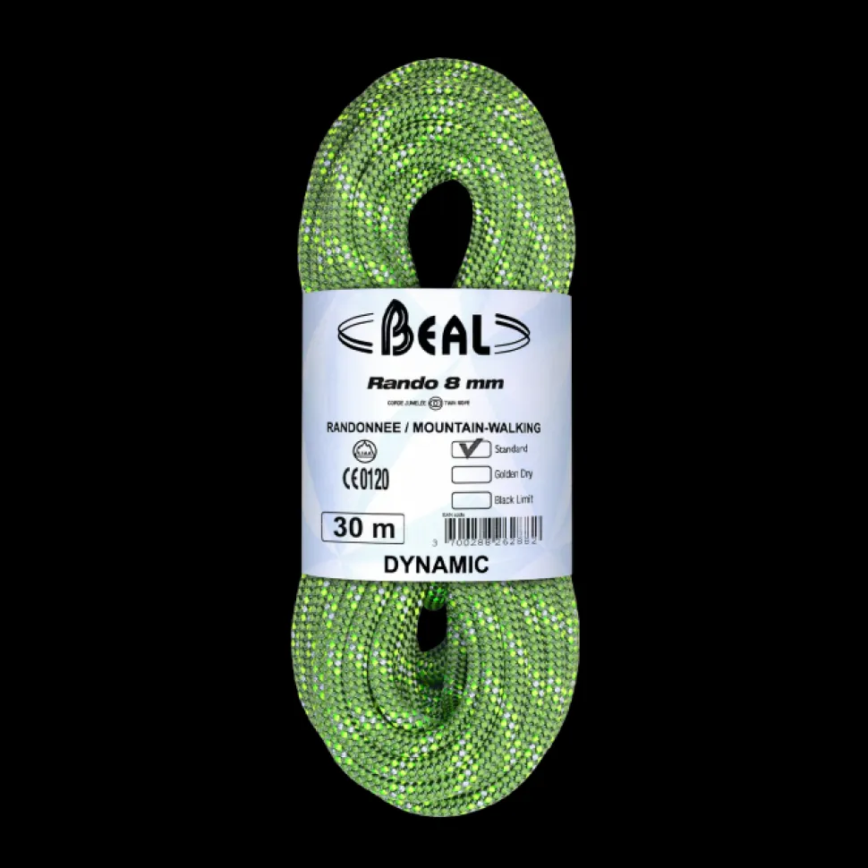 Rando 8mm X 30m Vert - Corde | Beal