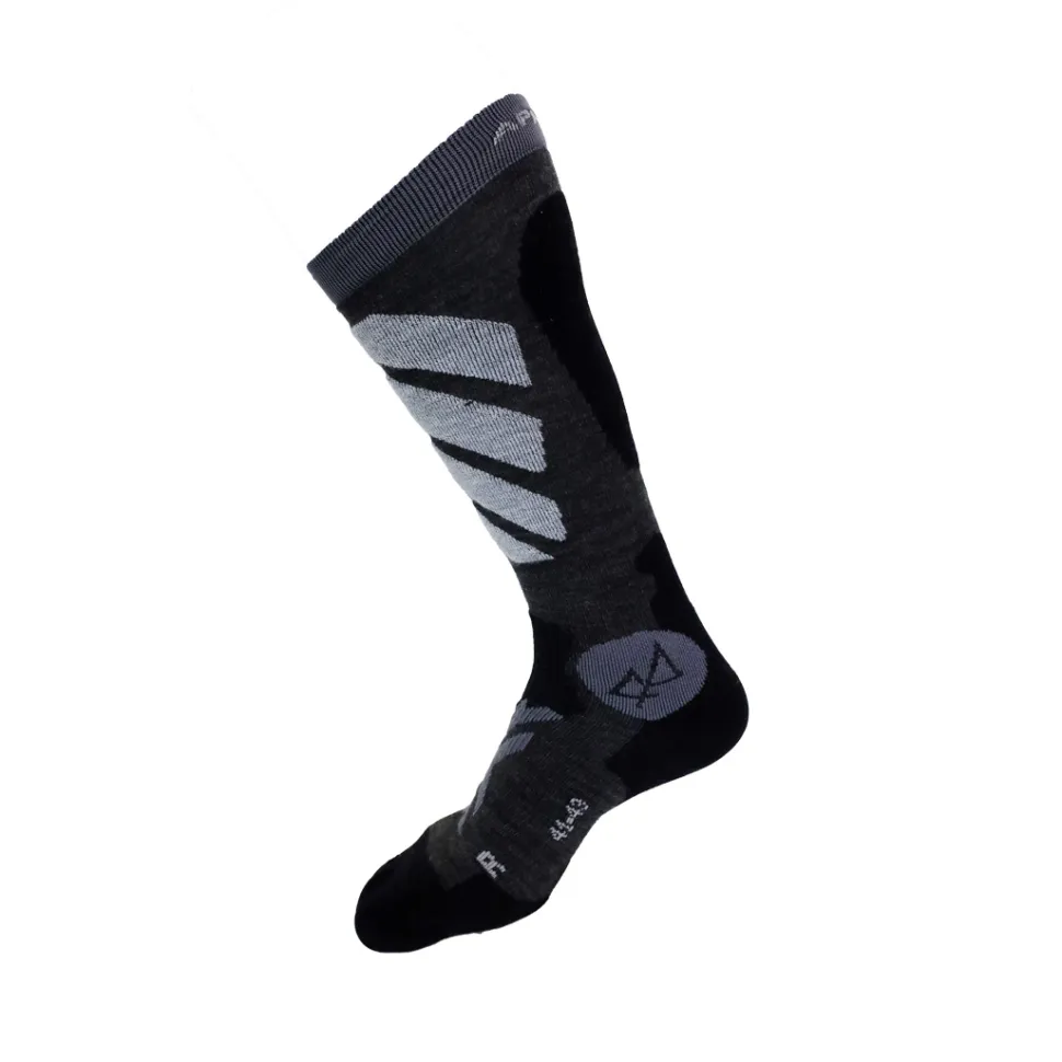 Ride Tech II Gris-noire X1p - Chaussettes | Approach Outdoor