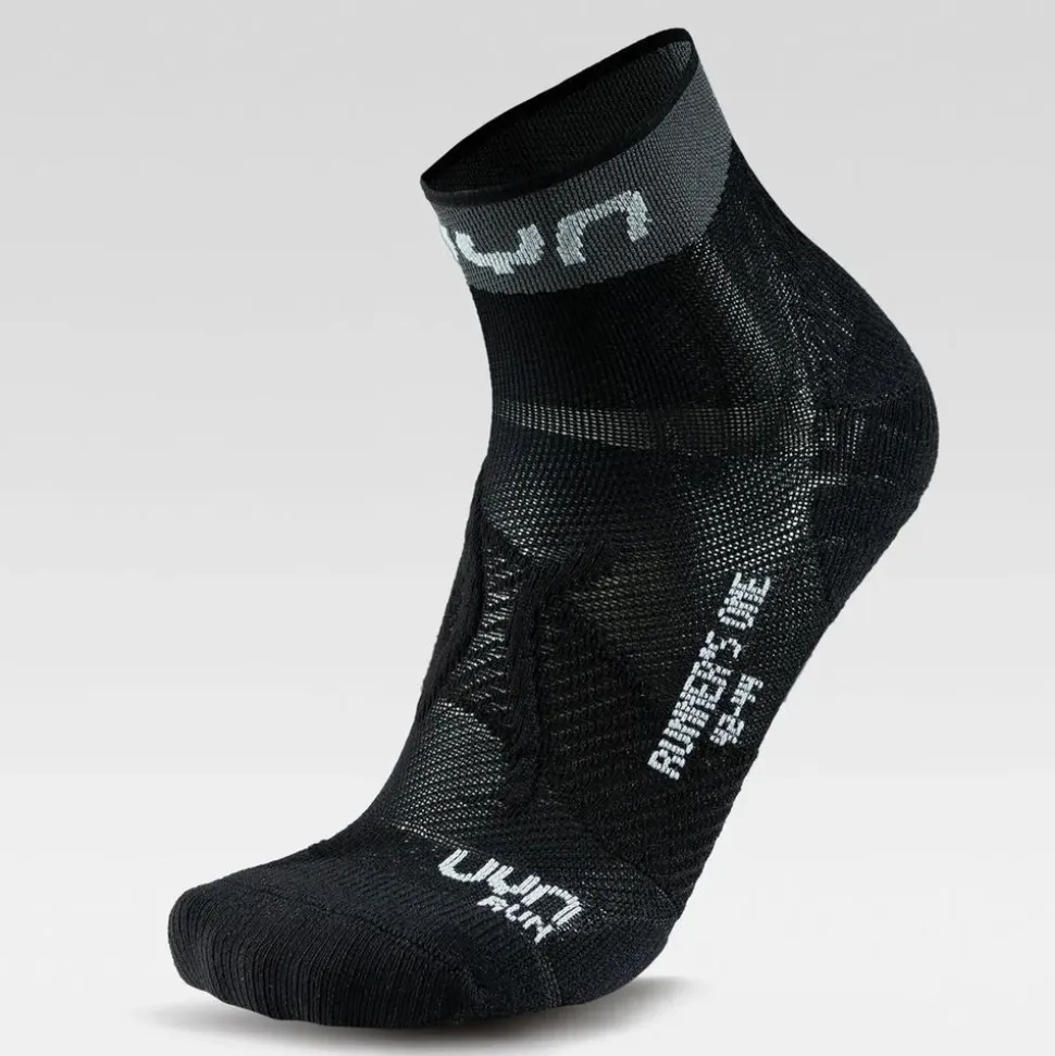Runner's One Basse Black Grey - Chaussettes | Uyn