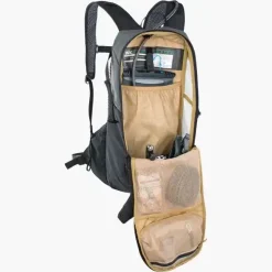 Sac A Dos Ride 12 + Poche 2l Gris Noir - Sacs A Eau | Evoc