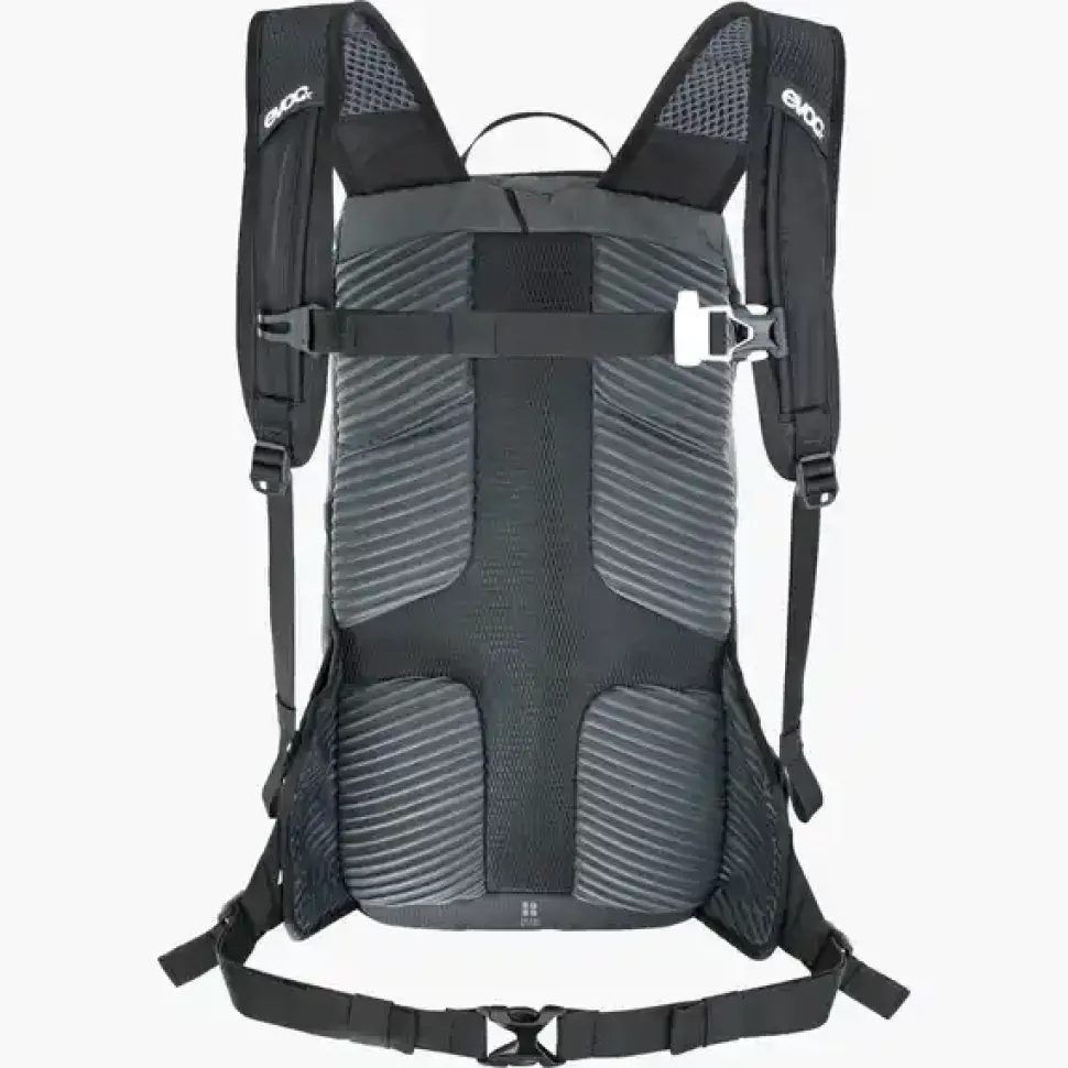 Sac A Dos Ride 12 + Poche 2l Gris Noir - Sacs A Eau | Evoc
