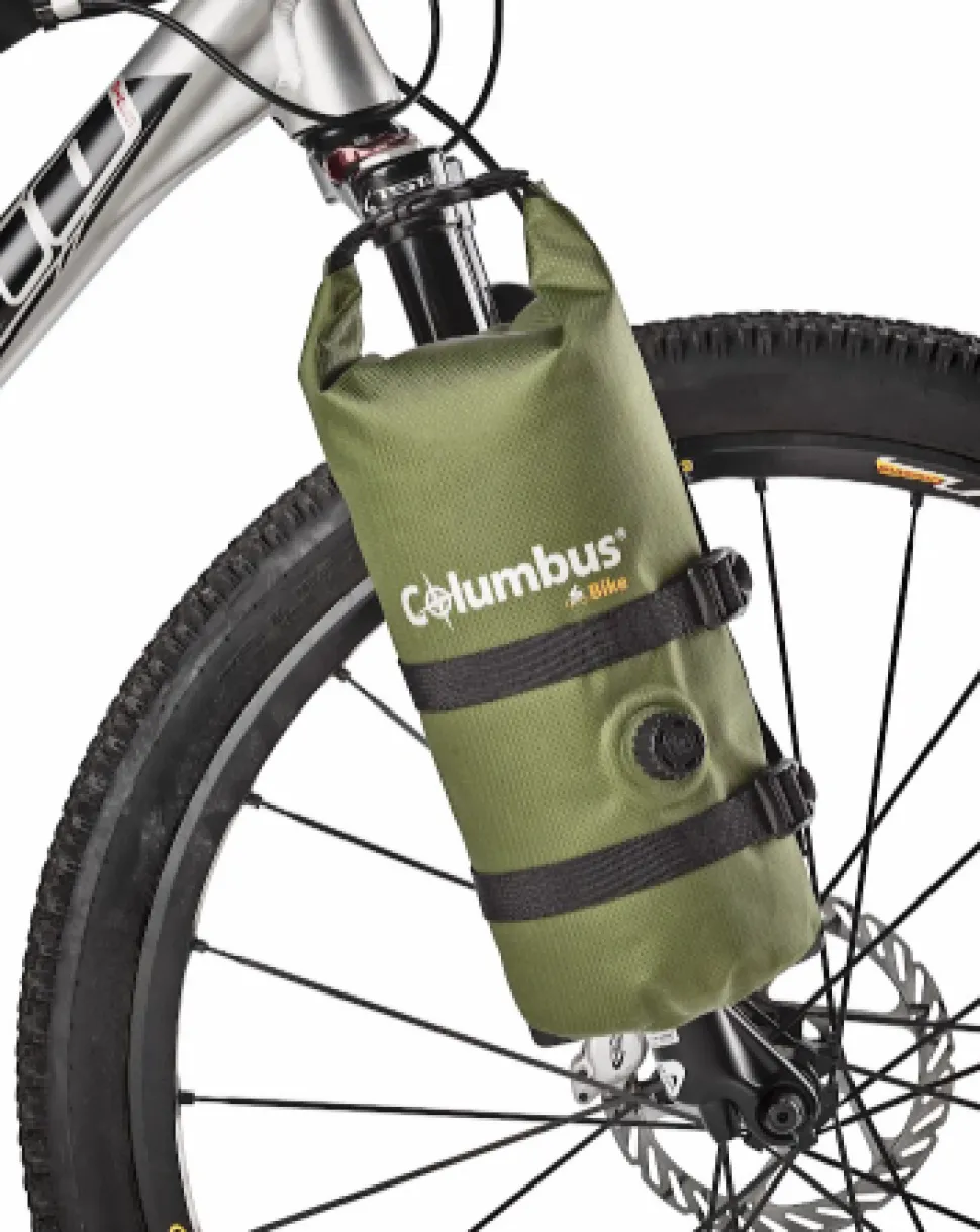 Sacoche Fourche Etanche 3l Kaki - Sacoches | Columbus