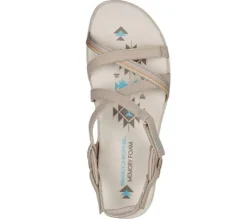 Sandale Reggae Slim Taupe - Sandales | Skechers