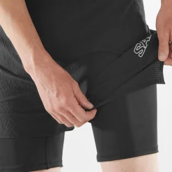 Sense 2in1 Shorts Deep Black - Short | Salomon