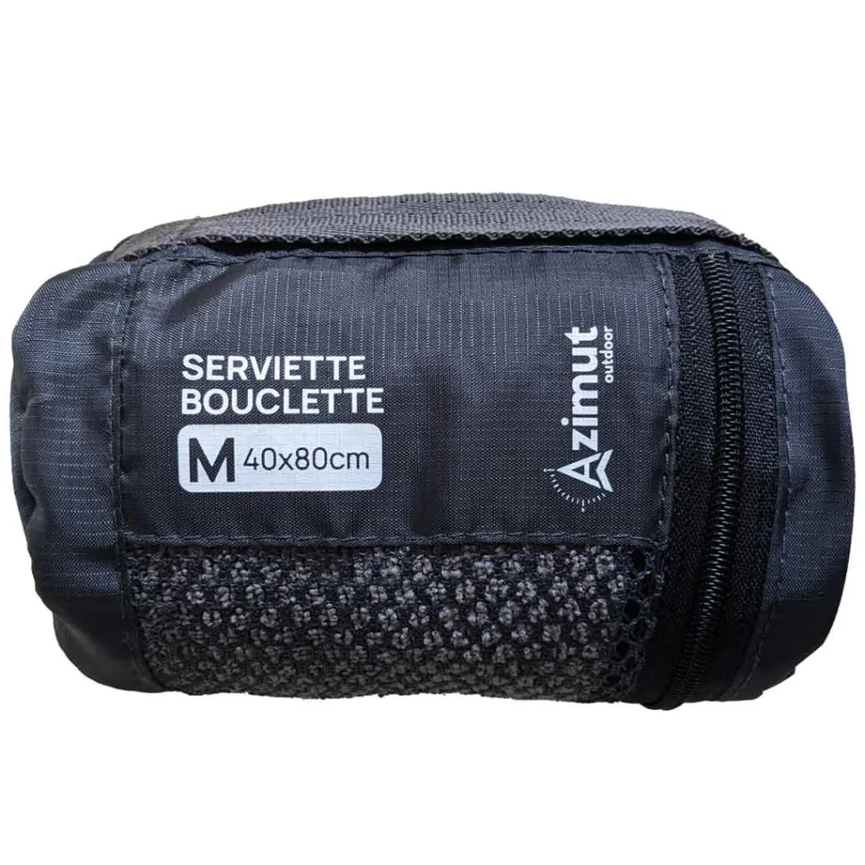 Serviette Bouclette - Grise - Serviette | Azimut Outdoor