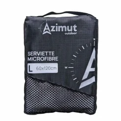 Serviette Microfibre L - Grise - Serviette | Azimut Outdoor