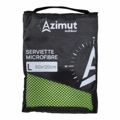 Serviette Microfibre L - Verte - Serviette | Azimut Outdoor