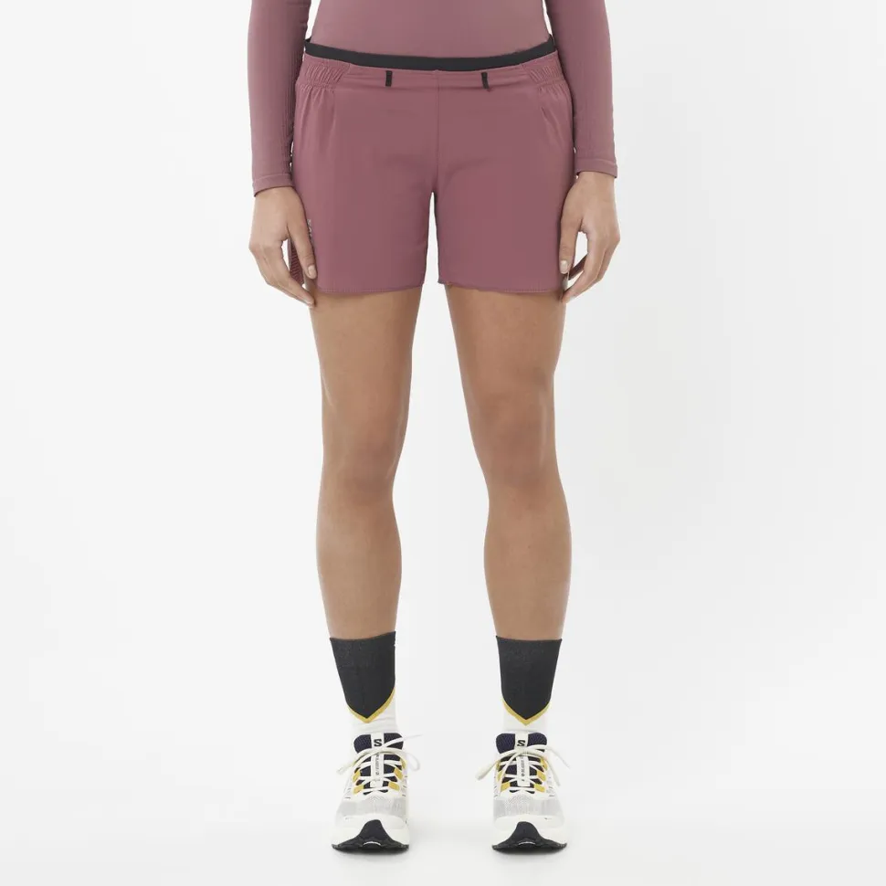 Short Femme Sense Aero 5" Nocturne Cyclamen - Short | Salomon