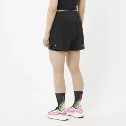 Short Femme Sense Aero 2in1 Deep Black - Short | Salomon