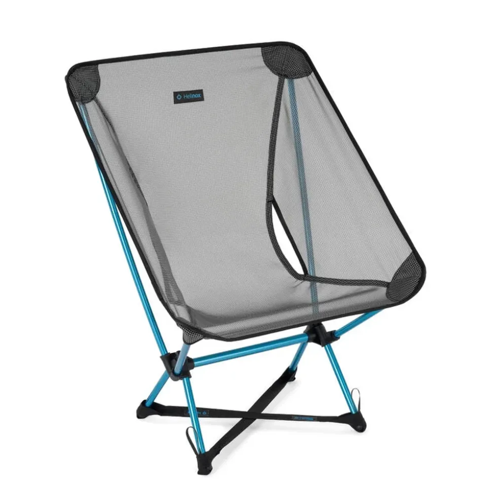 Siege Pliant Chair Zero Lt Black / Cyan Blue - Fauteuils | Helinox