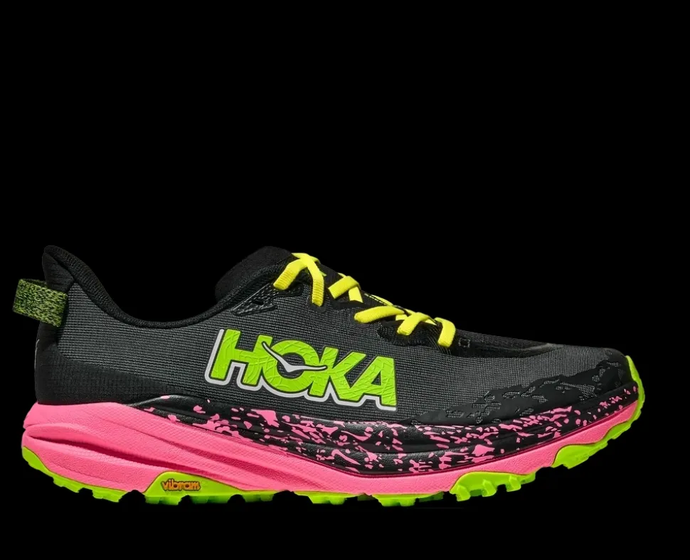 Speedgoat 6 Black Neon Rose - Chaussures | Hoka