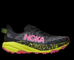 Speedgoat 6 Femme Black Neon Citrus - Chaussures | Hoka