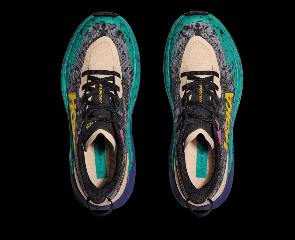 Speedgoat 6 Femme Oatmeal / Mountain Iris - Chaussures | Hoka
