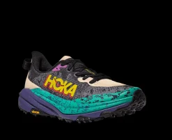 Speedgoat 6 Femme Oatmeal / Mountain Iris - Chaussures | Hoka