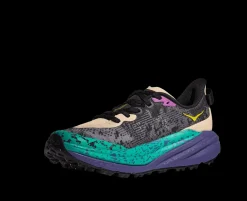 Speedgoat 6 Femme Oatmeal / Mountain Iris - Chaussures | Hoka