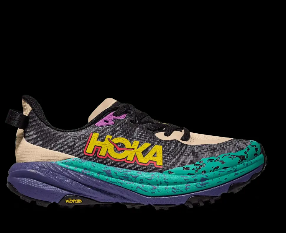 Speedgoat 6 Femme Oatmeal / Mountain Iris - Chaussures | Hoka