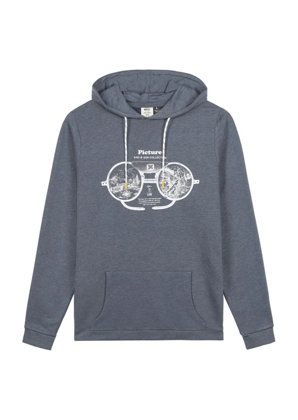 Sweat D&s Glasses Dark Blue Melange - Sweat | Picture Organic Clothing