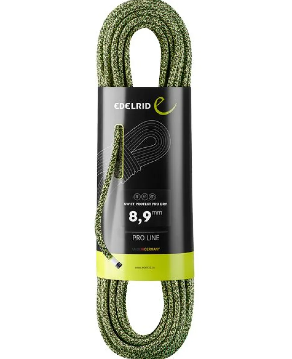 Swift Protect Pro Dry 8,9mm X 60m Verte - Corde | Edelrid