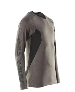 Tee-shirt Manches Longues Premium Gris - Travaux En Hauteur | Mascot
