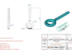 Tige A Sceller 10 X 115 - Amarrage | Tecforge
