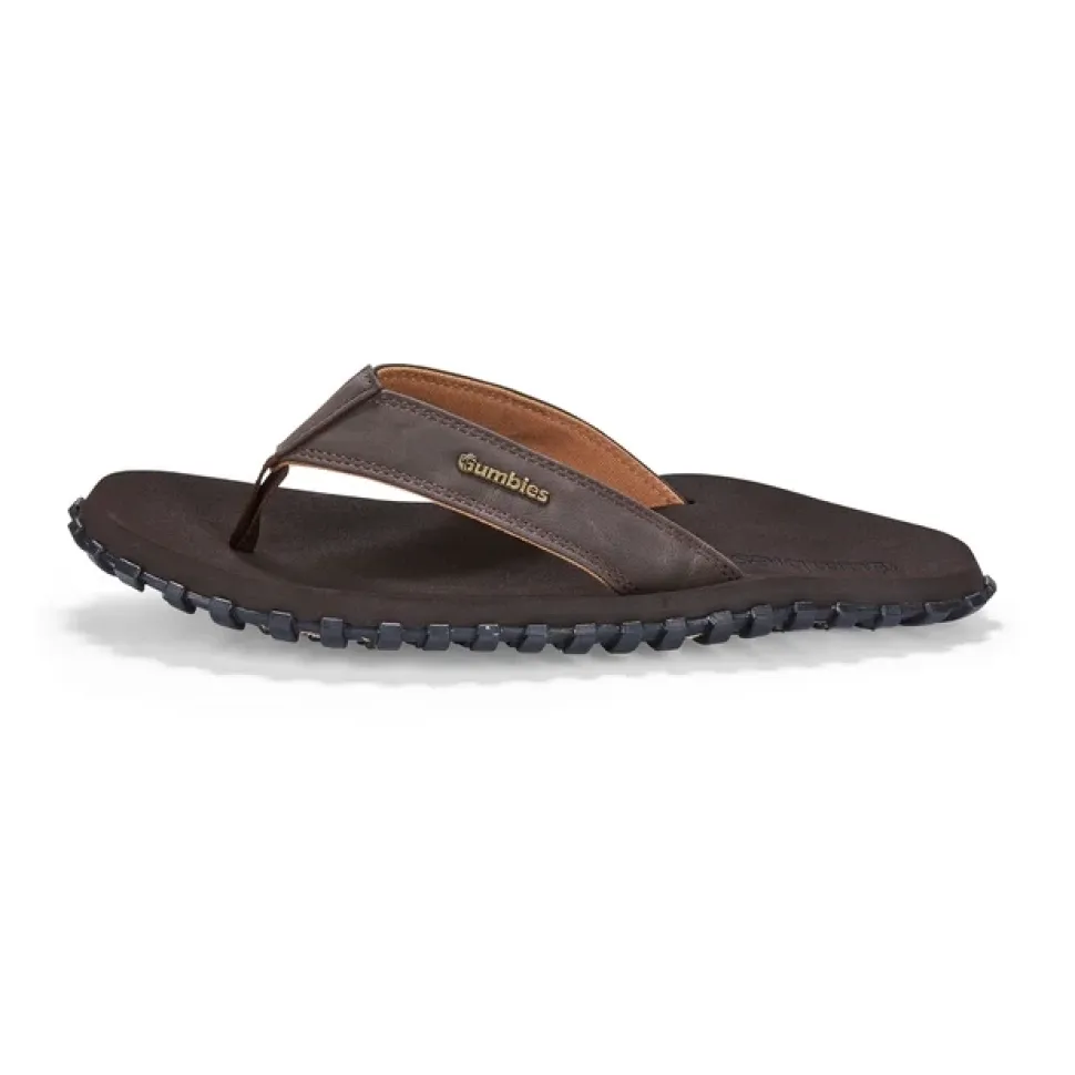 Tong Vegovert Brown - Sandales | Gumbies