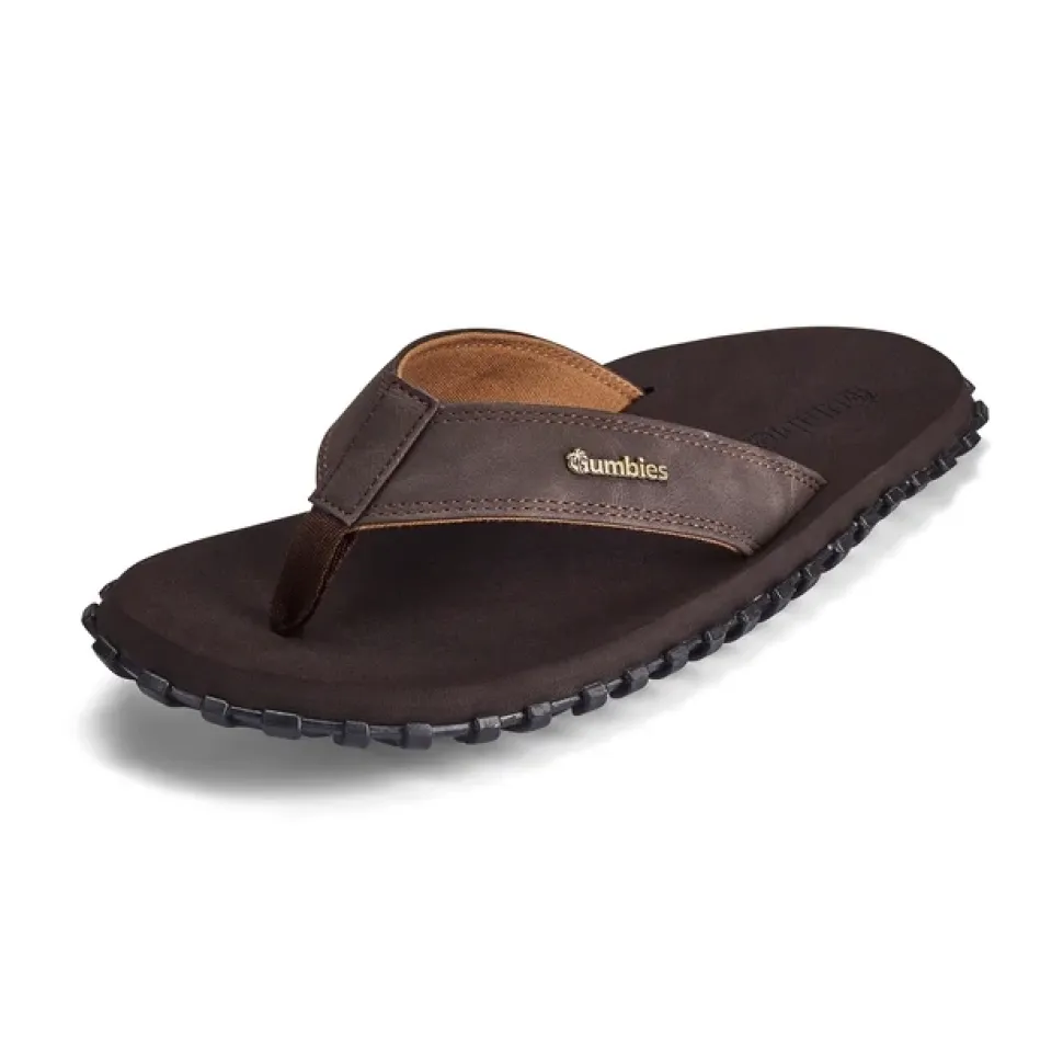 Tong Vegovert Brown - Sandales | Gumbies
