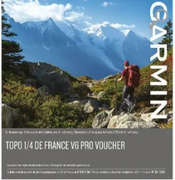 Topo 1/4 France V6 Pro Voucher - Accessoire Gps | Garmin