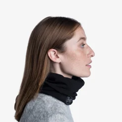 Tour De Cou Merino Midweight Solid Black - Bandeau | Buff