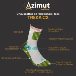 Treka Cx Bleu 1 Paire - Chaussettes | Azimut Outdoor