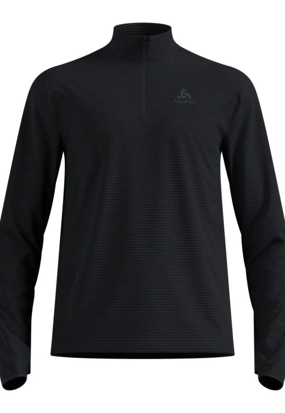 T-shirt 1/2 Zip Essential Thermal Black