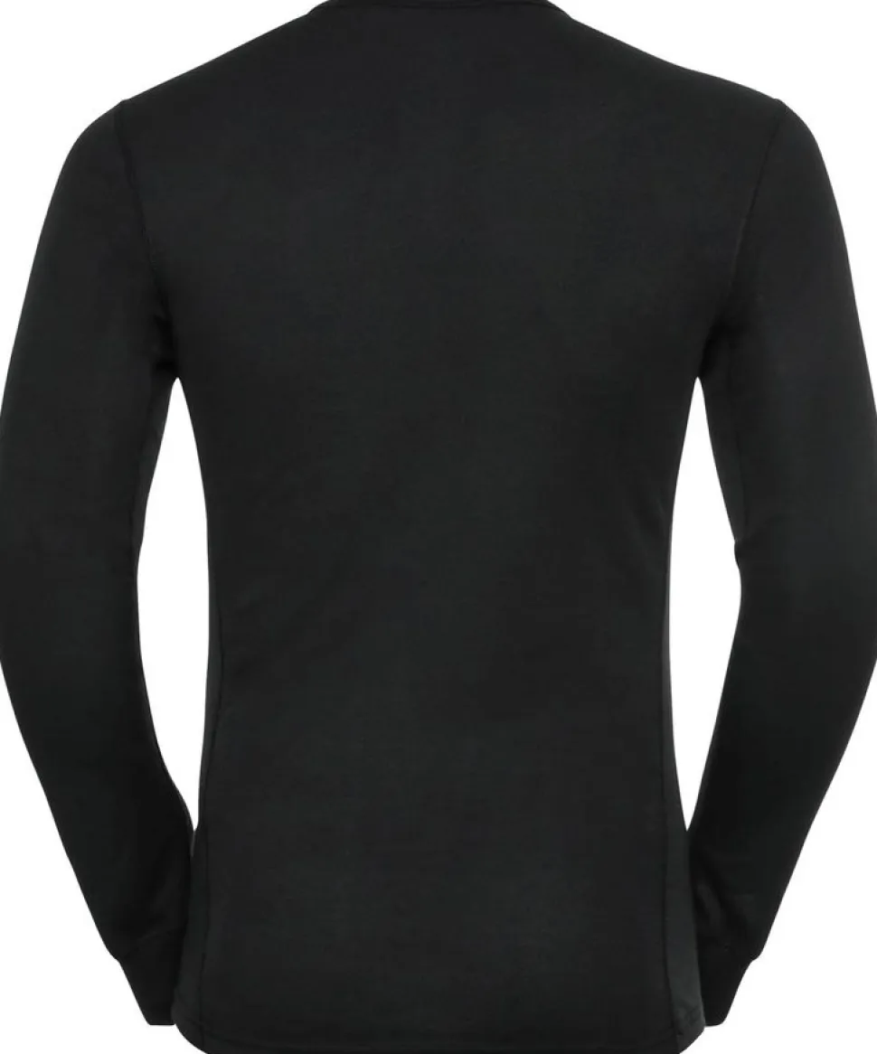 T-shirt Active Warm Eco Crew Black - Tee Shirt Ml | Odlo