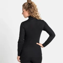 T-shirt Active Warm Eco Femme Black - Tee Shirt Ml | Odlo