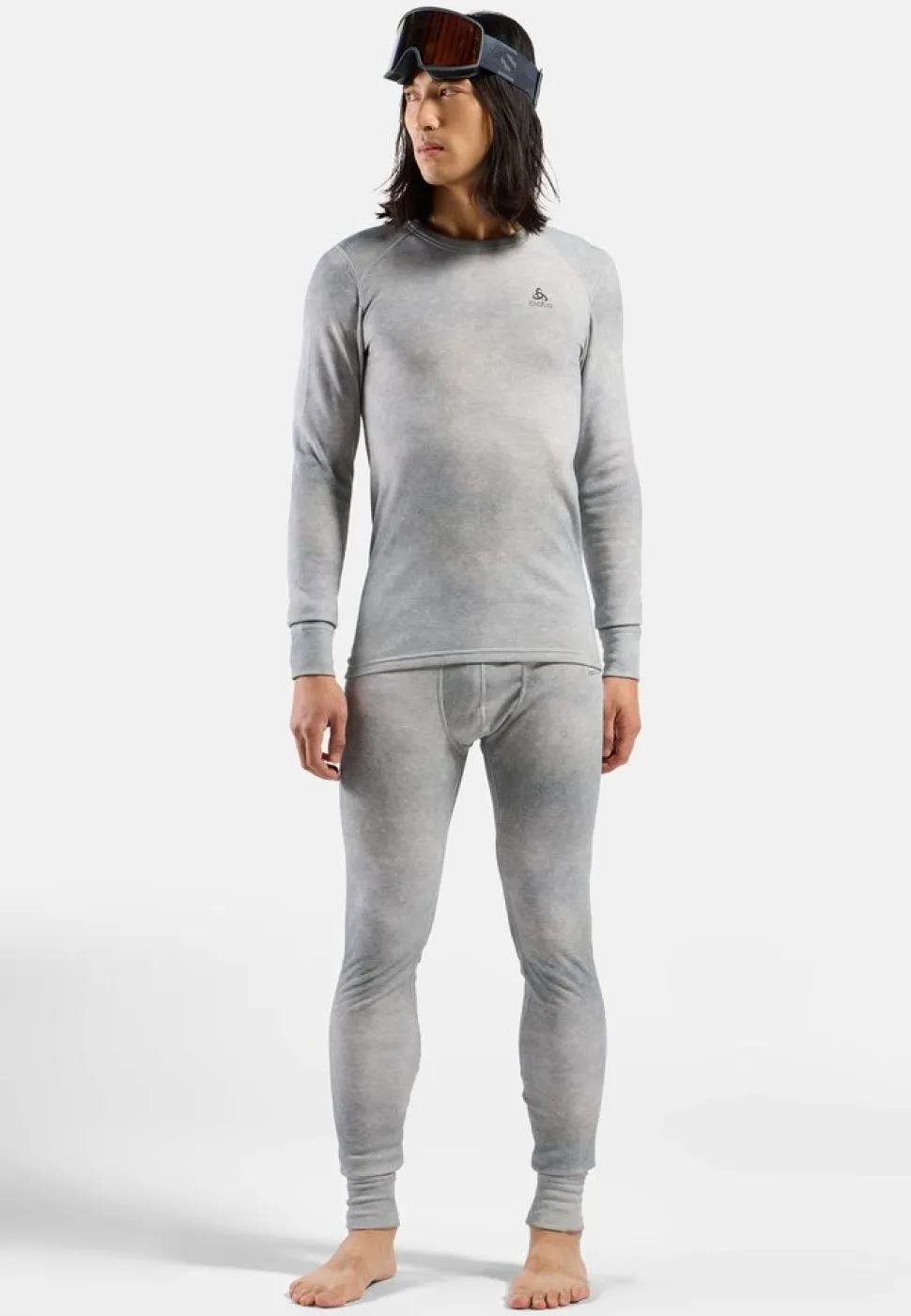 T-Shirt Active Warm X Pow Silver Grey
