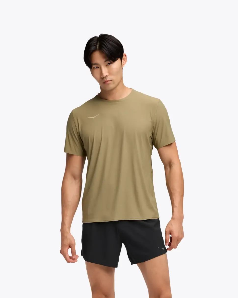 T-Shirt Airolite 2.0 Wild Mushroom - Tee Shirt Mc | Hoka