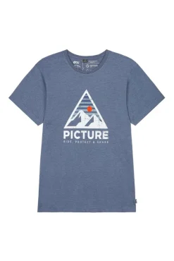 T-shirt Authentic T-shirt Dark Blue Melange | Picture Organic Clothing