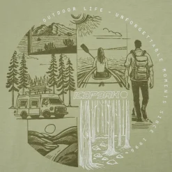 T-Shirt Beeville Vert - Tee Shirt Mc | Icepeak