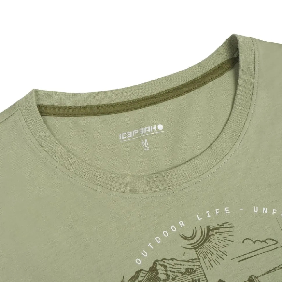 T-Shirt Beeville Vert - Tee Shirt Mc | Icepeak