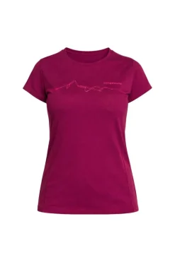T-shirt Biella Beet Red - Tee Shirt Mc | Trango
